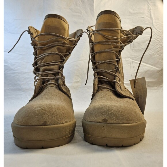 New McRae Mil-Spec Hot Weather Army Combat Coyote Boot 9W Vibram Sierra outsole - Picture 2 of 13
